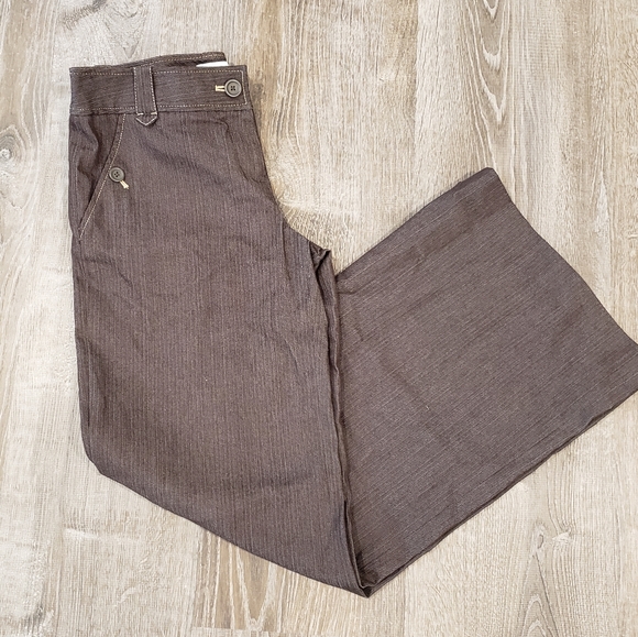 Ann Taylor Loft pants & jacket suit set brown 2 - Picture 6 of 9